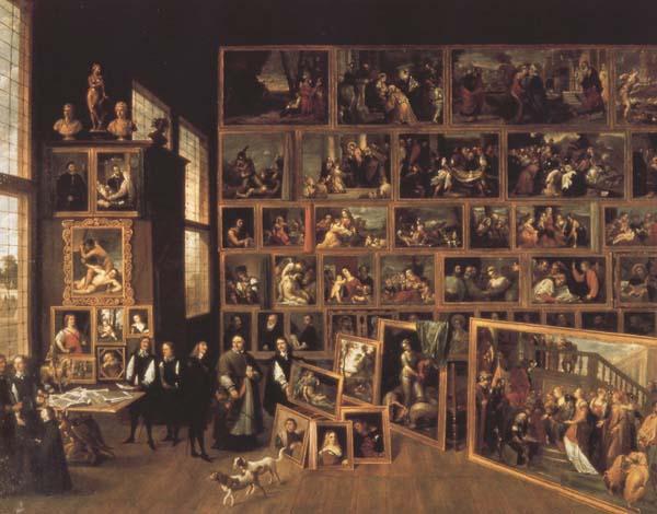 David Teniers Archduke Leopold Wilhelm's Gallery at Brussels (mk45) oil painting image